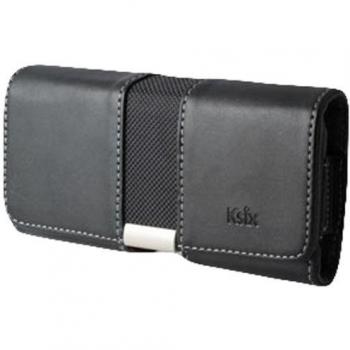 Ksix B9000FU05TISP - Funda universal horizontal para móvil, negro