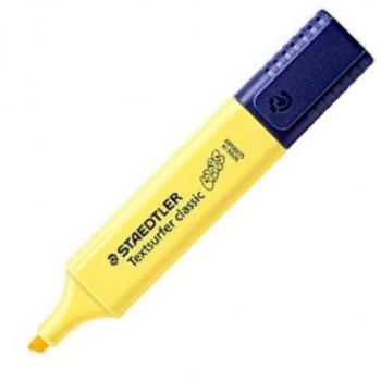 Staedtler Textsurfer Classic Pastel Amarillo - Pack de 10 Marcadores Fluorescentes