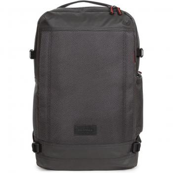 Mochila Eastpak Tecum M 19L gris oscuro rojo con funda integrada