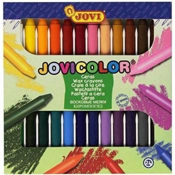 Jovicolor 980 - Ceras, caja de 24 unidades, Multicolor, Única