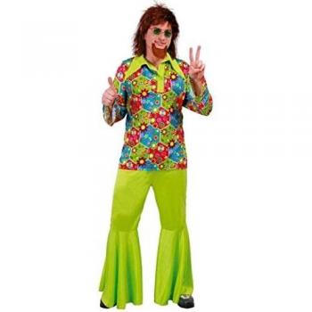 Disfraz Hippie Flower Power para Hombre - Talla L - Poliéster - Estilo Años 70