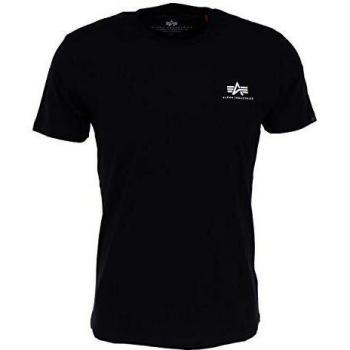 Alpha Industries Black Backprint T-Shirt for Men - Size XL