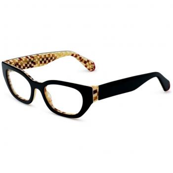 Etnia Barcelona Brutal No.06 BK Women’s Eyeglasses Black Size 51 - Blue Light Block Available