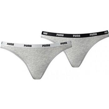 PUMA 573012001 Bikini Style Underwear, Grey, XL Women's