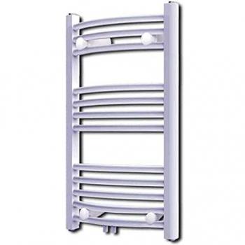 Calefacción central Toallero curvo 500x764mm Conector Lateral y Medio