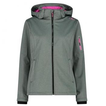 CMP Women's Softshell Jacket Mineral Melange Green 36