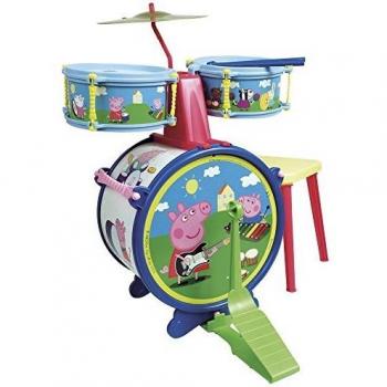 CLAUDIO REIG Bateria 3 Tambores Peppa Pig