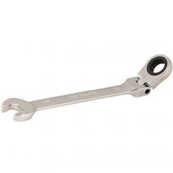 Silverline 196573 - Llave combinada con carraca articulada 13 mm