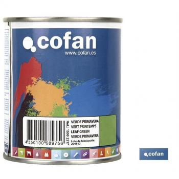 Esmalte Sintético Cofan 375 Ml Verde Primavera Pintura e Imprimación