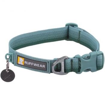 Collar Frontal Ruffwear Range™ Verde Rock River 51-66 cm, 100% Poliéster Tubelok™, Ideal para Aventuras Diarias