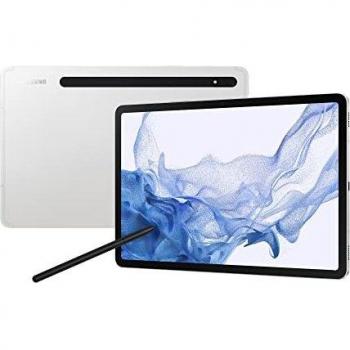 Samsung Galaxy Tab S8 11 128GB Wi-Fi + 5G (Silver) with WQXGA Display, Octa-Core Processor, 8GB RAM, Android 12.0