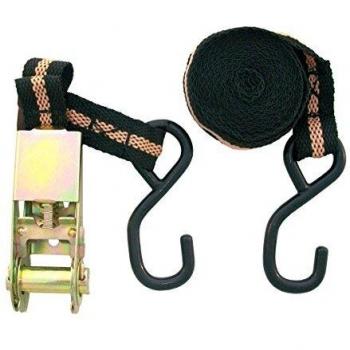 Correa de anclaje 245 kg. con tensor y gancho 25 mm x 3,5 m