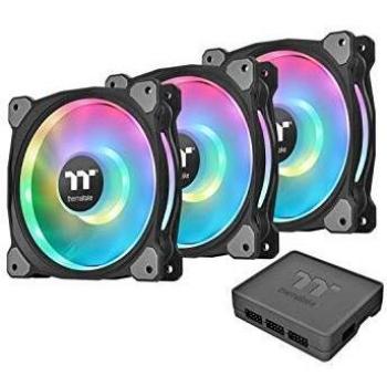 Thermaltake Riing Duo 14 RGB Radiator Fan 3 Pack Dual Riing/Paquete de 3 Ventiladores para PC