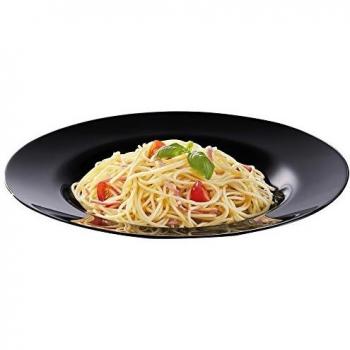 Luminarc Friends' Time - Plato para pasta 28,5 cm, color negro