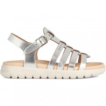 Sandalias Niña Geox J S. Soleima G.b Metal.lea Plateado