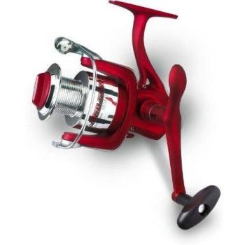 Zebco Stationärrollen Frontbremsrollen Cool Red Surf 165 FD - Carrete de pesca de arrastre, color multicolor
