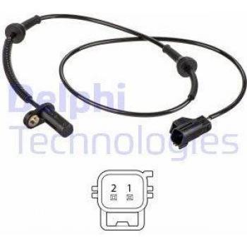 Sensor ABS DELPHI SS20569 - Sensor de revoluciones de la rueda, compatible con varios modelos de vehículos, alta precisión en la medición, fácil instalación y durabilidad garantizada