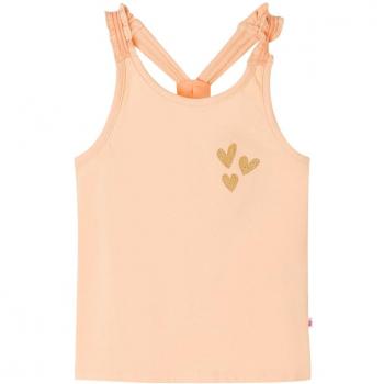 Camiseta de tirantes infantil naranja claro 104