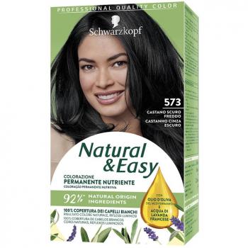 Champú Colorante Natural & Easy Castaño Oscuro Frío 573