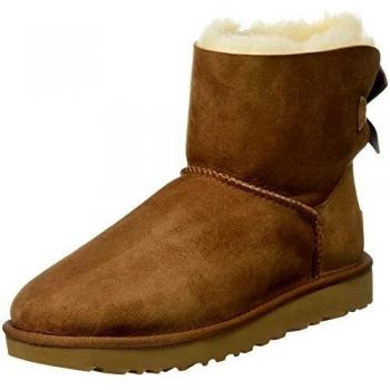 UGG Women's Mini Bailey Bow Ii Zapatillas altas, Chestnut, 36 EU UK