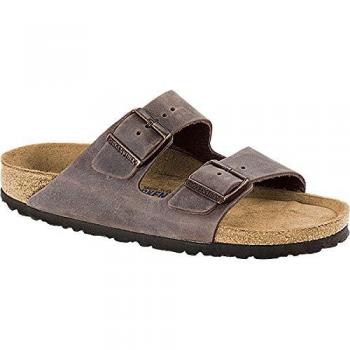 Birkenstock Arizona Soft Footbed Oiled Leather Slide Sandals in Habana for Men and Women