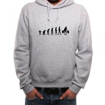 Mister Merchandise Hoodie para Hombre Evolution Gewichtheben Weightlifting Reissen Bodybuilding - Sudadera con Capucha S-XXL - Muchos Colores