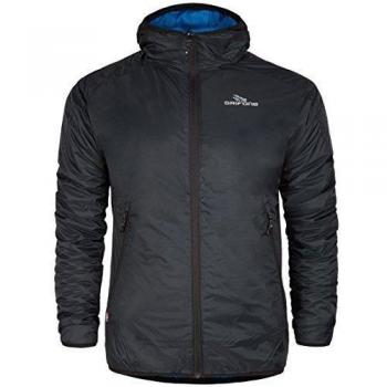Grifone Forni - Chaqueta para hombre, color negro, talla L