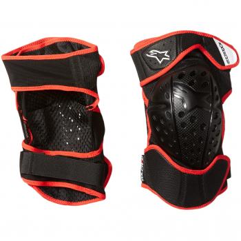Alpinestars Men's Volcano Knee/Shin Guard Jacket, Black/Red, Small/Medium
