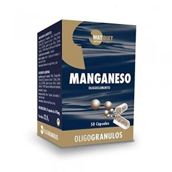Manganeso Oligogranulos 50 cápsulas de Waydiet Natural Products