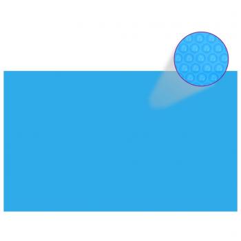 vidaXL Rectangular Pool Cover 1000x600 cm PE Blue