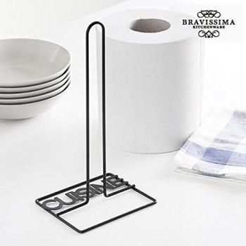 BigBuy Cooking Portarrollos, Metal, Multicolor, Talla única