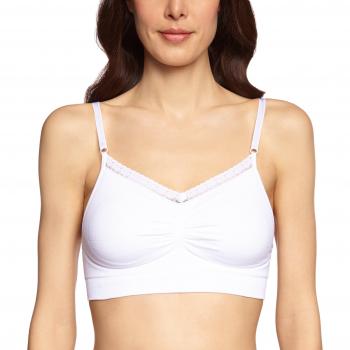 Noppies - Sujetador para mujer, Blanco, 34/36