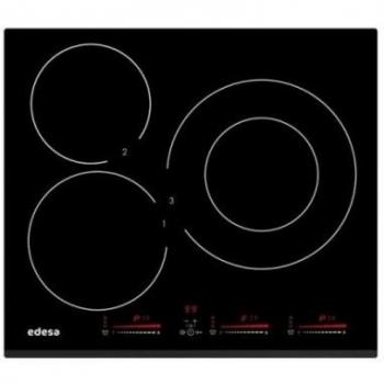 Placa de inducción Edesa EIM6330B Biselado 3 Zonas de Cocción