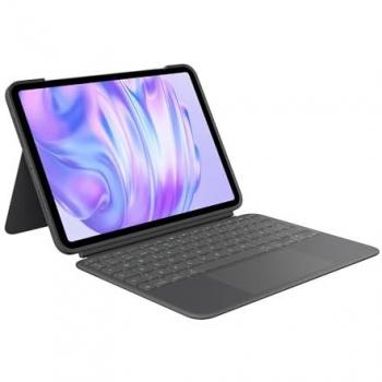 Combo Touch Logitech con Teclado QWERTY Español para iPad Pro 11 (M4) - Grafito, Retroiluminado y Soporte Abatible