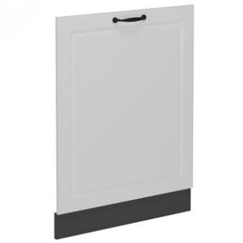 Panel frontal para lavavajillas R-Line, 60 cm, blanco casa de campo/antrazit, sin encimera