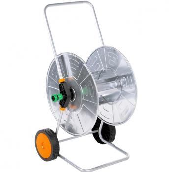 Carrete de manguera de acero 110 m 1/2 o 80 m 3/4