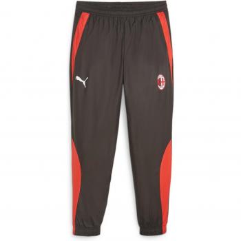 Pantalón de fútbol Puma AC Milan prematch tejido para hombre en negro