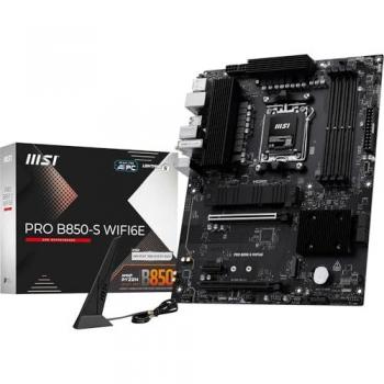 MSI PRO B850-S WIFI6E ATX Motherboard with AMD AM5 Socket, DDR5 Support, and Dual LAN