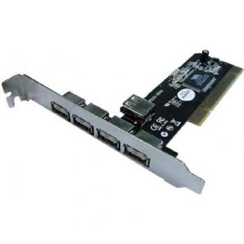 Ewent EW1105 - Tarjeta PCI con 4 Puertos USB 2.0