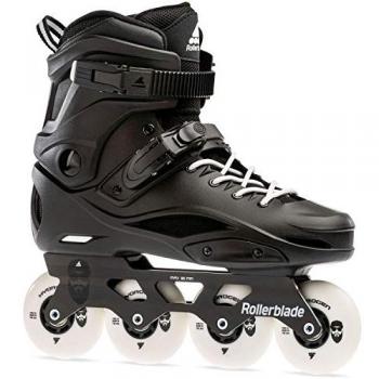 Patines en Línea Rollerblade RB Da Unisex Adulto Negro/Blanco 220 Paquete de 2