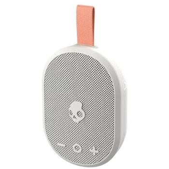 Altavoz Inalámbrico Skullcandy Ounce+ Bluetooth 16h Resistente al Agua IPX7 con Correa para Viajar y Uso Exterior - Blanco y Naranja
