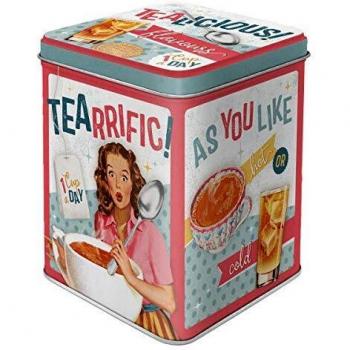 Nostalgic-Art Retro Teedose Kitchen, Plastic, Diseño Vintage, 100 g