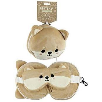 ALMOHADA DE VIAJE CON ANTIFAZ RELAXEA