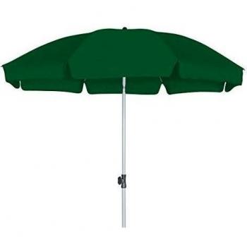 GoodSun Sombrilla de jardín BE, verde oscuro, 200 cm, 8 piezas