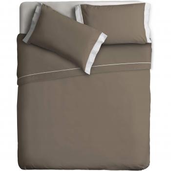 Ipersan Juego Sábanas 2 Colores Color Gris tortóla/Beige cm. 240x290