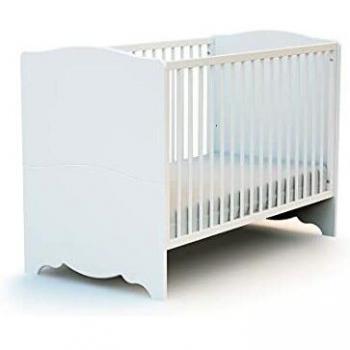 Cuna de Madera Blanca 60x120 cm Modelo Marelle AT4