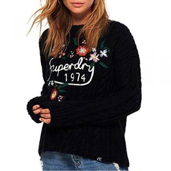 Superdry Jersey Floral M Marino
