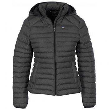 Peak Mountain Acenza/YL - Chaqueta de Plumas para Mujer, Mujer, Color Gris foncé Chine, tamaño Extra-Large