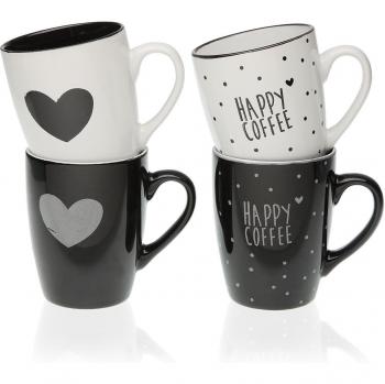 Taza Mug Versa Hearts Gres