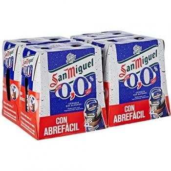 San Miguel Cerveza Sin Alcohol - Paquete de 24 x 250 ml - Total: 6000 ml
